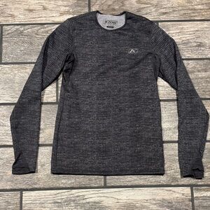 Klim 3.0 Womens Long Sleeve Thermal Shirt - Charcoal size Medium